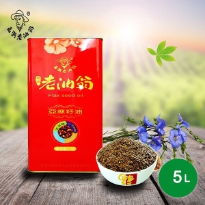老油翁精品亚麻籽油5L