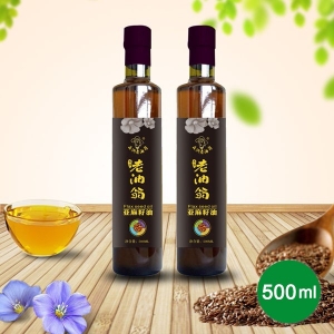 老油翁初榨亚麻油500ml